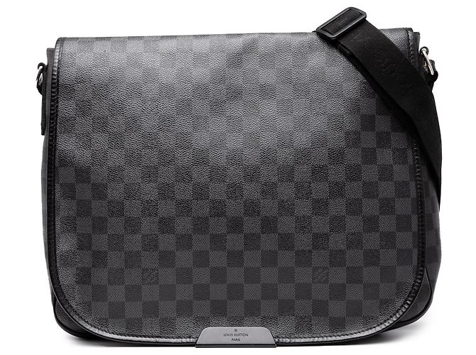 Louis Vuitton Negro Damier Graphite Daniel MM