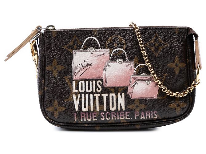 Mini Pochette Accessori Monogramma Marrone Louis Vuitton