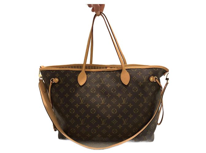 Louis Vuitton Neverfull MM Monogram Marrom