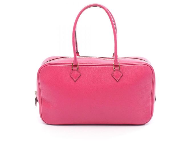Hermès Plume Elan 28 Handbag in Pink