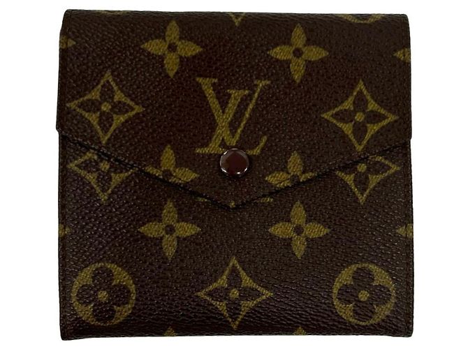 Louis Vuitton Vintage Brown Tri-fold Wallet