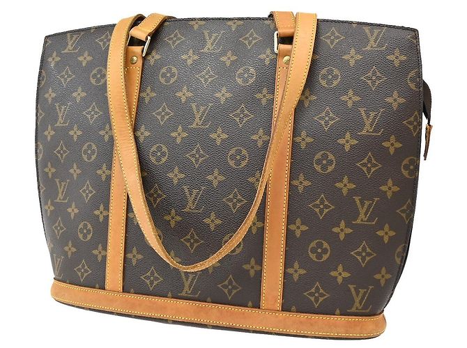 Bolsa Babylone em Canvas Monogram Louis Vuitton Marrom