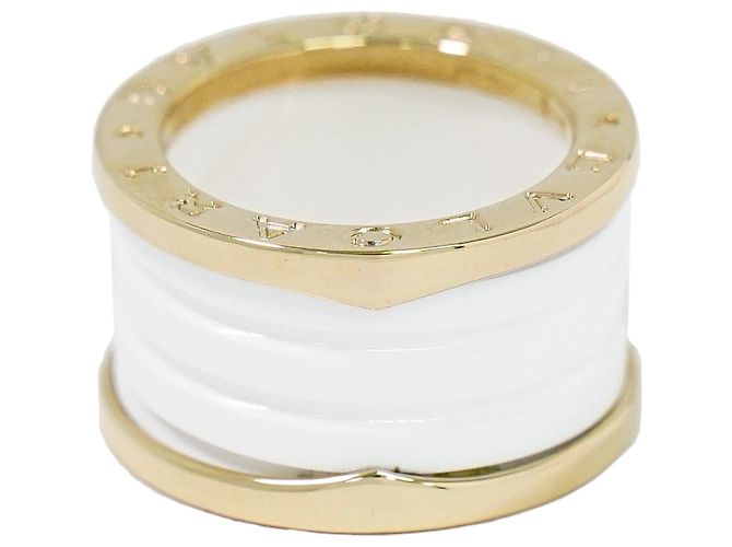 Bulgari Bvlgari B.Zero1 Drei-Band-Ring aus 18K Gelbgold und Keramik Golden