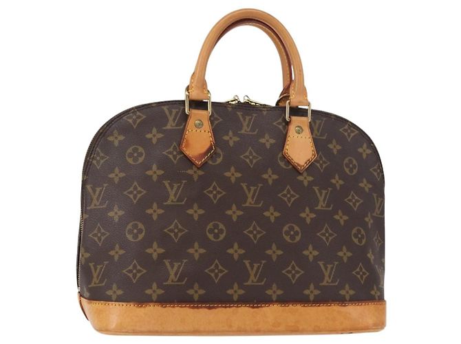 Louis Vuitton Alma Monogram Canvas PM Marron