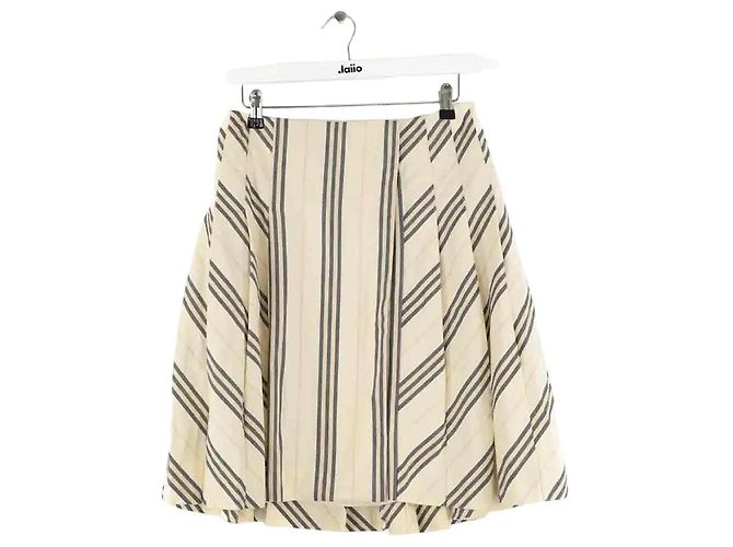 Burberry Saia de algodão bege