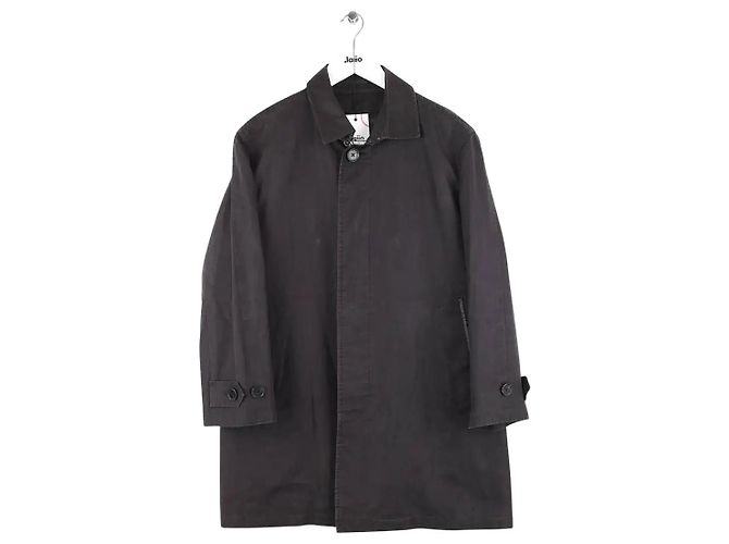 Burberry Abrigo de algodón negro 