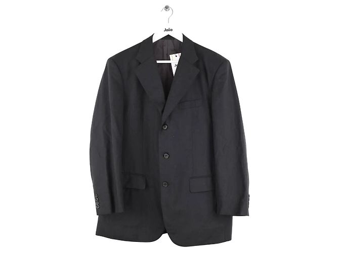 Burberry Giacca in cotone nera Nero