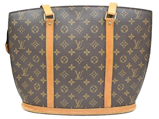 Bolsa Babylone em Canvas Monogram Louis Vuitton Marrom
