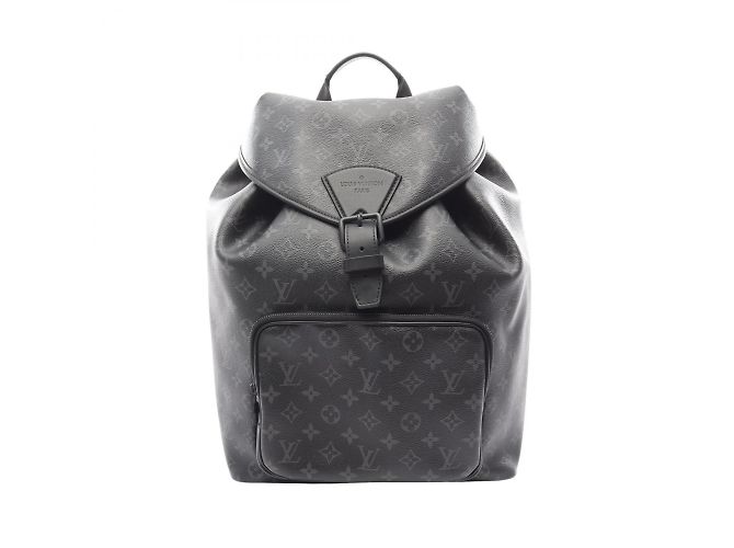 Sac à dos Montsouris Louis Vuitton Noir Monogramme
