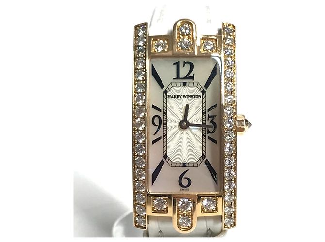 Reloj de Mujer Avenue C Harry Winston 330 LQWL.M D3.1 con bisel de diamantes
