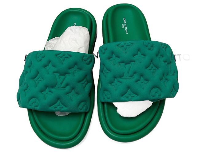 Louis Vuitton Mocassins Vert