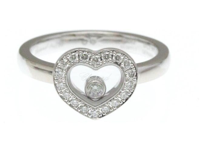 Anello Cuore Happy Diamonds Chopard 82A054 Argento 