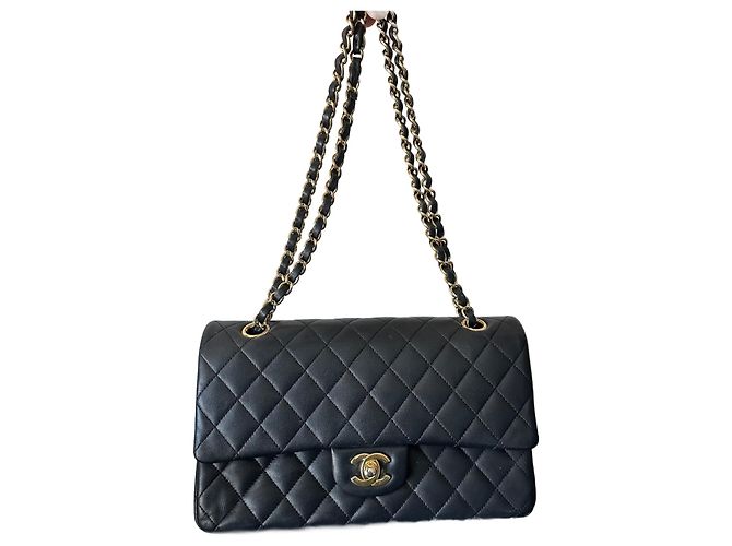 Chanel Medium Timeless/Classique double flap bag Black