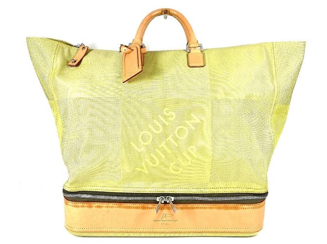 Sac Boston Damier Géant Louis Vuitton Jaune