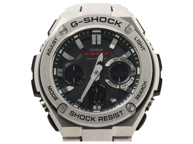 Orologio analogico-digitale da uomo Casio G-Shock GSTW110D-1AJF Nero Argento