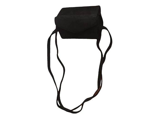 Pochette Philippe Model Noir Daim