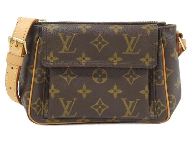 Bolsa de Ombro Monogram Viva Cite PM da Louis Vuitton Marrom