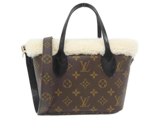 Bolsa Louis Vuitton Monogram Neverfull Inside-Out BB Marrom