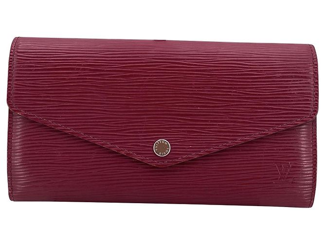 Cartera de cuero Louis Vuitton Sarah Roja