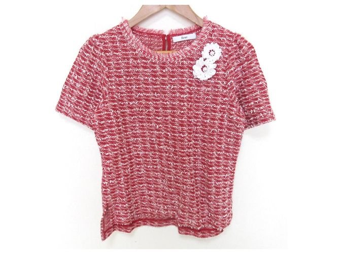 Autre Marque Rene Knit Pullover Cashmere Blend Knit Pullover Red