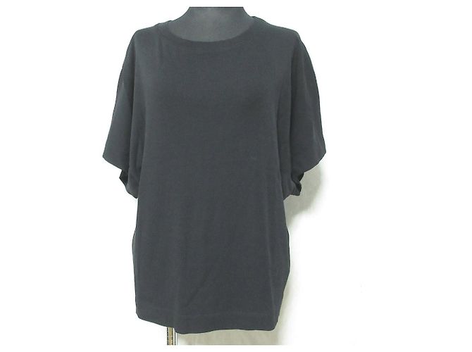 Autre Marque DES PRES Soft Circular Rib Pullover Black