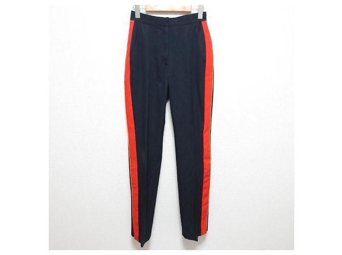 Stella Mc Cartney Pantaloni con strisce laterali Stella McCartney Blu Blu navy