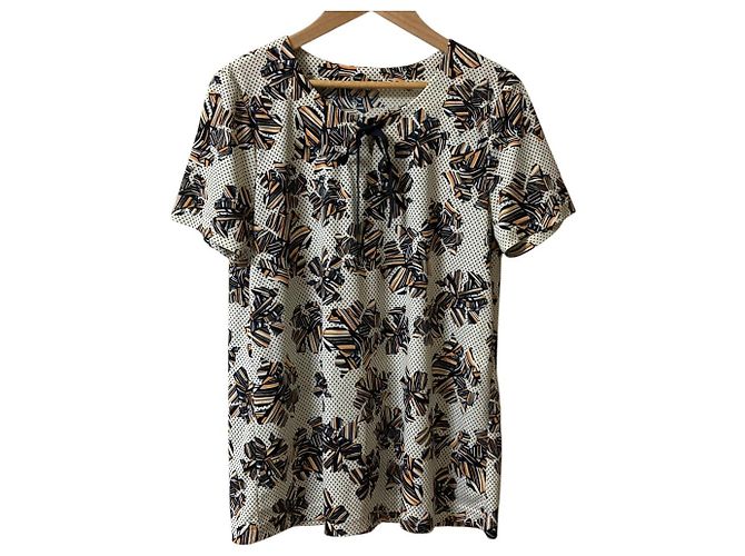 Autre Marque Leilian Patterned Pullover Top Multiple colors Eggshell