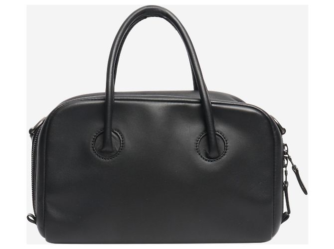 Autre Marque Borsa a tracolla 2 in 1 in pelle nera Nero