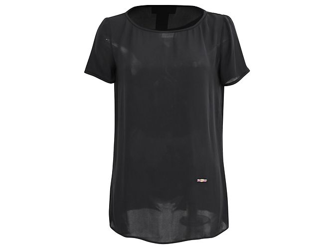 Blouse Dsquared2 en soie noire