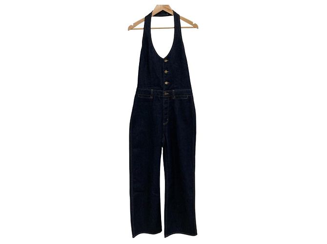 Autre Marque Macacão HALTER Rolla's em Denim Azul