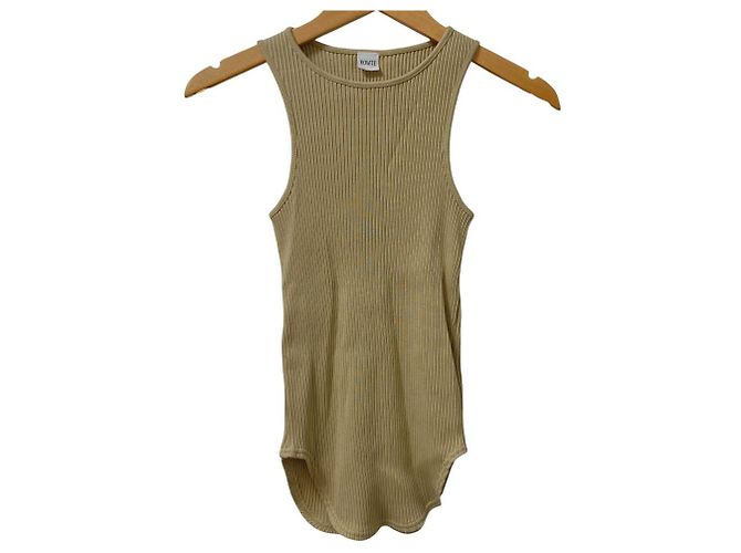 Autre Marque Canotta Rib TEREKO BOWTE Beige