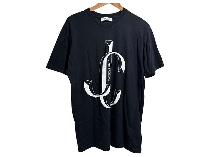 T-shirt oversize in cotone JIMMY CHOO Nero