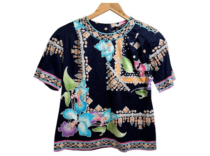 Autre Marque Jersey con estampado Bijou de LEONARD FASHION Azul Azul marino