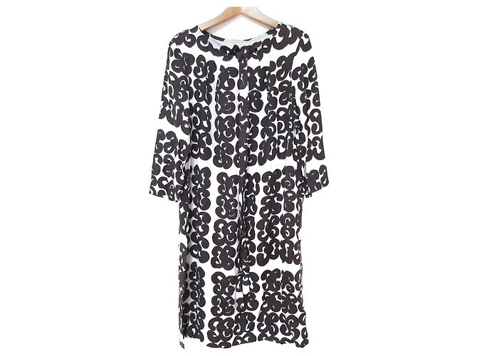 Autre Marque Tarha Kleid von Marimekko Schwarz Weiß