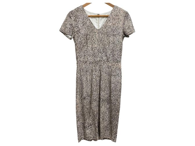 Max Mara Kleid Braun Beige