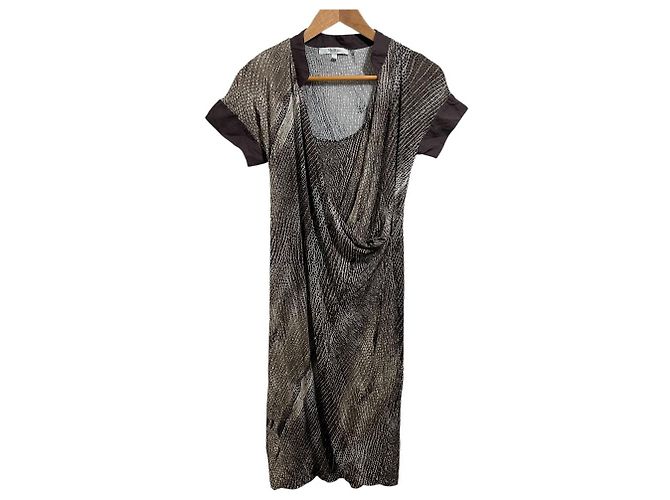 Max Mara Kleid Braun