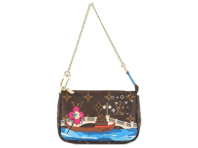 Mini Pochette Accessoires Vivienne Venice Monogramma Marrone Louis Vuitton