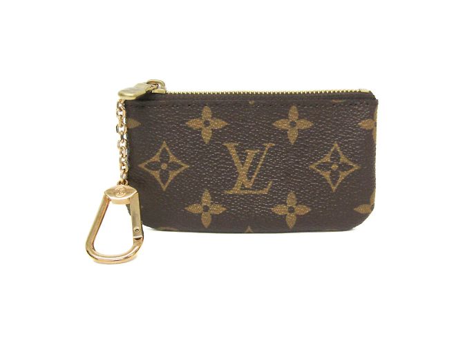 Louis Vuitton Monogram Key Pouch M62650 Brown