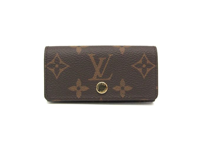 Louis Vuitton Monogram 4 Key Holder Brown