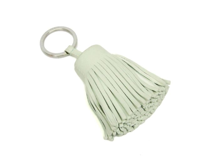 Ring Porte-clés Hermès Carmen en vert clair
