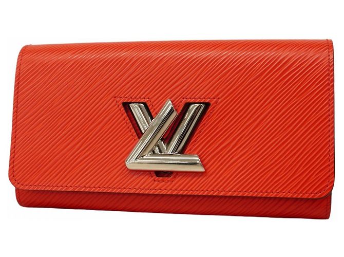 Louis Vuitton Epi Twist Langbörse Rot