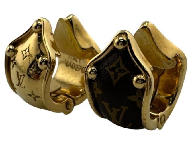 Earcuff Louis Vuitton in Marrone e Oro D'oro