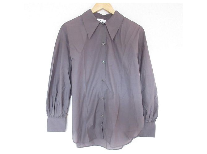 Autre Marque Camicia Balloon MARW UNITED ARROWS Marrone Grigio antracite