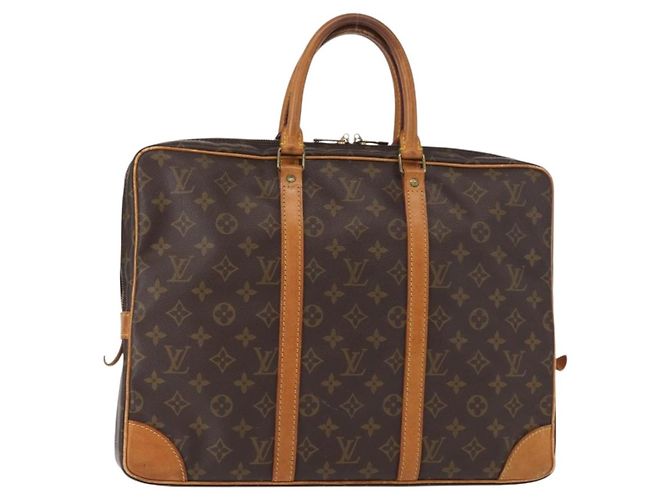 Louis Vuitton Porte-Documents Voyage Monogram Canvas GM Marrone