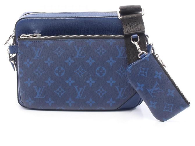 Borsa Messenger Trio Louis Vuitton Blu