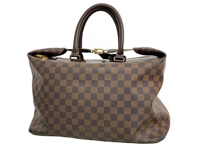 Borsa Boston Damier Greenwich PM Louis Vuitton Damier ebene
