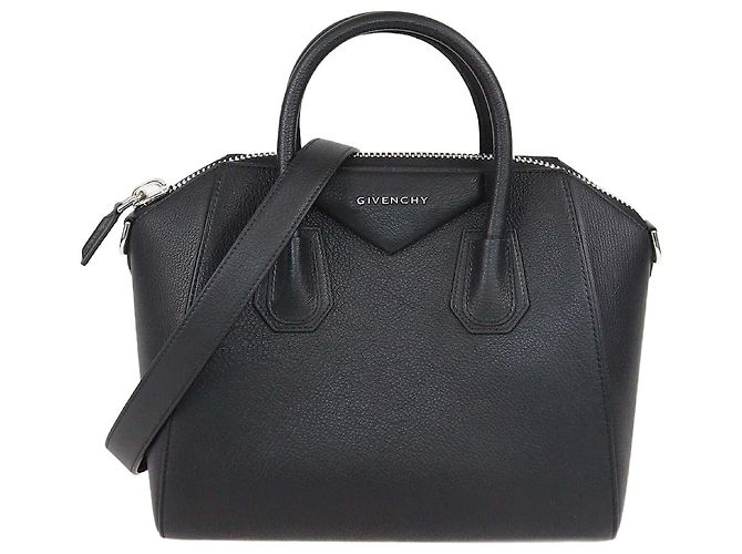 Borsa Antigona piccola in pelle nera Givenchy Nero