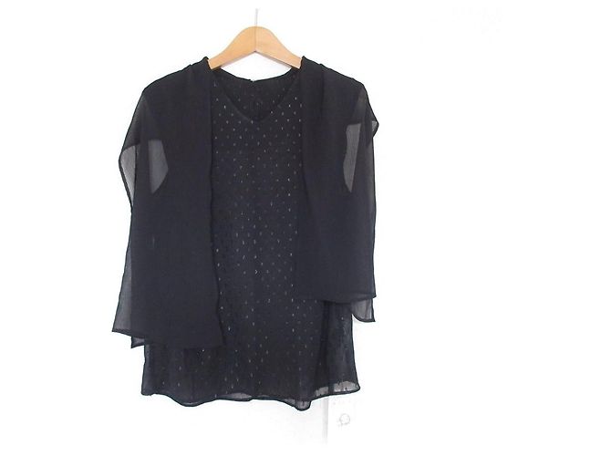 Autre Marque snidel Tie Sleeveless Blouse Pullover Black
