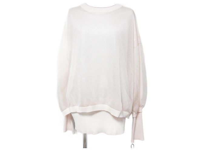 Autre Marque Diagram Transparente Stricktop Pink