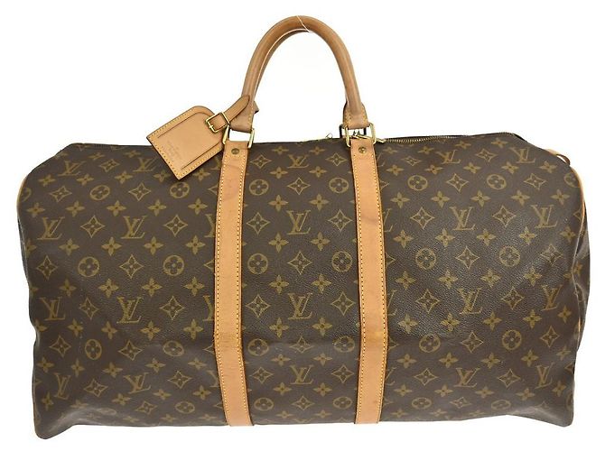 Louis Vuitton Keepall Monogram Canvas 55 Braun